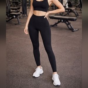 Lululemon Wunder Under High-Rise Black Leggings | Sculpting Yoga Activewear